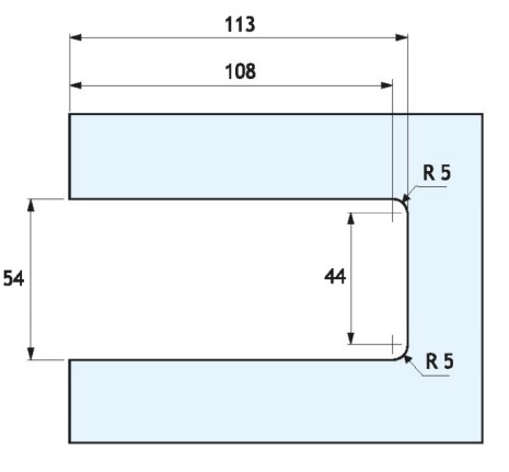 GH MGL01C Serratura Magnetica In Battuta Con Cilindro