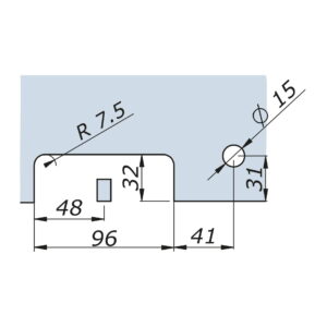 Okovje 108 Oxidal Krom Mat