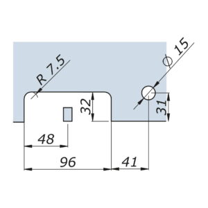 Okovje 109 Oxidal Krom Mat