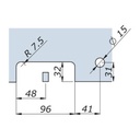 Okovje 109 Oxidal Krom Mat
