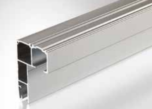 Tirnica za drsni sistem Brio z možnostjo fiksnega stekla, srebrni aluminij