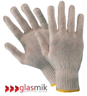 Pair of cotton gloves for handling Low-E glass