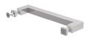 GH DH07S jednostrana ručka od kvadratne cevi 15x15mm, L176mm, osni razmak 160mm, mat