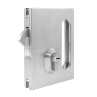 Ključavnica SL01N Za Drsna Vrata Inox Mat