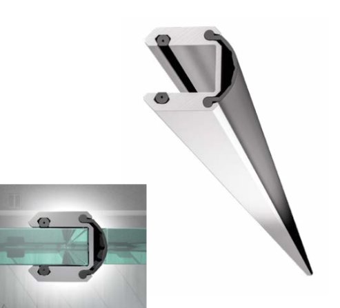 Tesnilni U-profil z balončkom, 3m