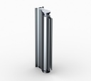 Aqua Light tubular lift hinge glass/wall 90°, for 8mm glass, H2200mm