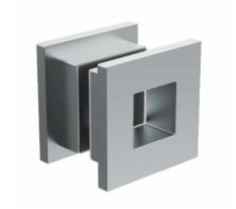 GH BDHA01 Coppia Di Maniglie Autoadesive Quadrate S.40X40mm