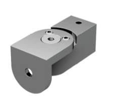 GH BQ15M pregibni zidni končnik za kvadratne palice TQ15, 15x15mm