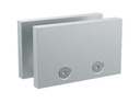 GH GC20 flush rectangular glass/wall clamp, W50 H30