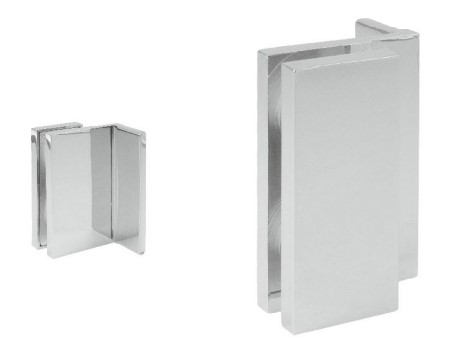 GH GCH08 Morsetto Rettagolare Angolare Vetro-Muro 90°