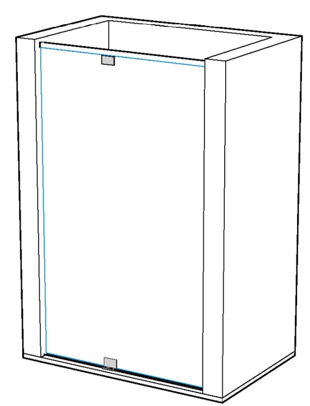 GH GRK01 PBF-Gyro complete kit wall/wall, L1500mm