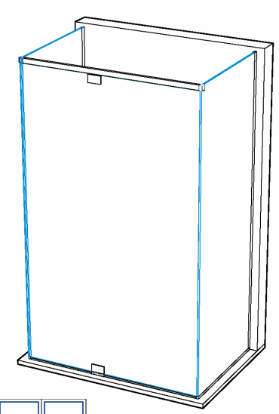 GH GRK03 PBF-Gyro complete kit glass/glass, L1500mm
