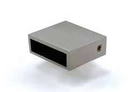 Wall end fitting for bar 30x10mm