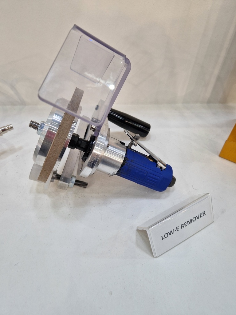 Pneumatic Low-E coating removal machine