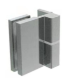 GLM lift hinge glass/wall, chrome
