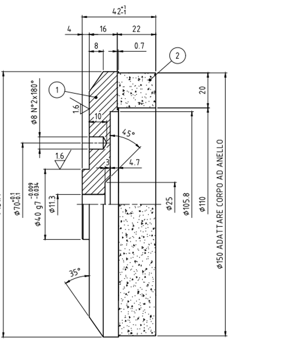 Lončasta Polirna Plošča Cerij 150x40x12 Bavelloni