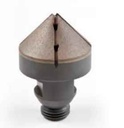 Slotted diamond countersink 0-45mm, 1/2" thread, H75mm, 0N030100145- 76