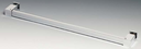 Towel rack, for 8/12 mm glass, L514 RAL9005 Matt black