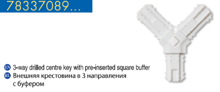 Y Veznik 7833 Victoria 16x7 Bel Z Blažilcem "1000PCS"